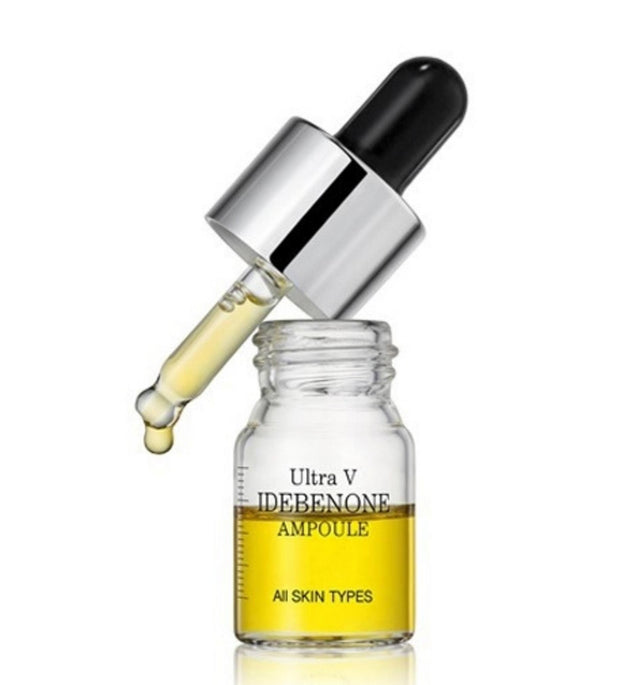 Ultra V Idebenone Ampoule 6ml x 10p + Signature Mask 10p + Signature Ampoule Pouch 24p Set