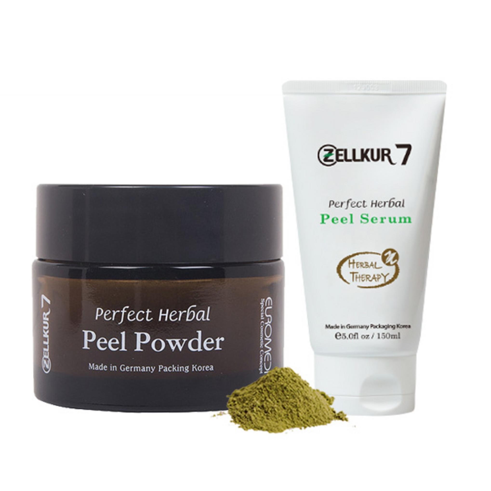 Gel Cure Perfect Bitkisel Peeling Tozu 20g + Peel Serum 150ml Set