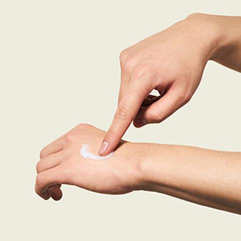 Loción calada para pieles sensibles.