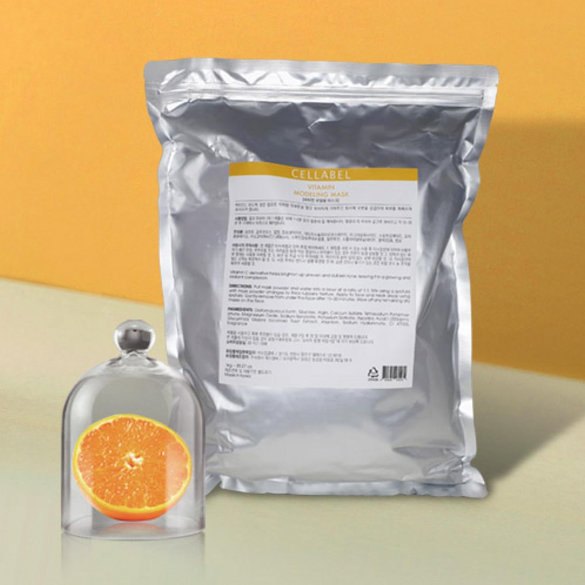 Cell Label Mascarilla Modeladora Vitamina 1kg + Pelota de Goma + Set Espátula