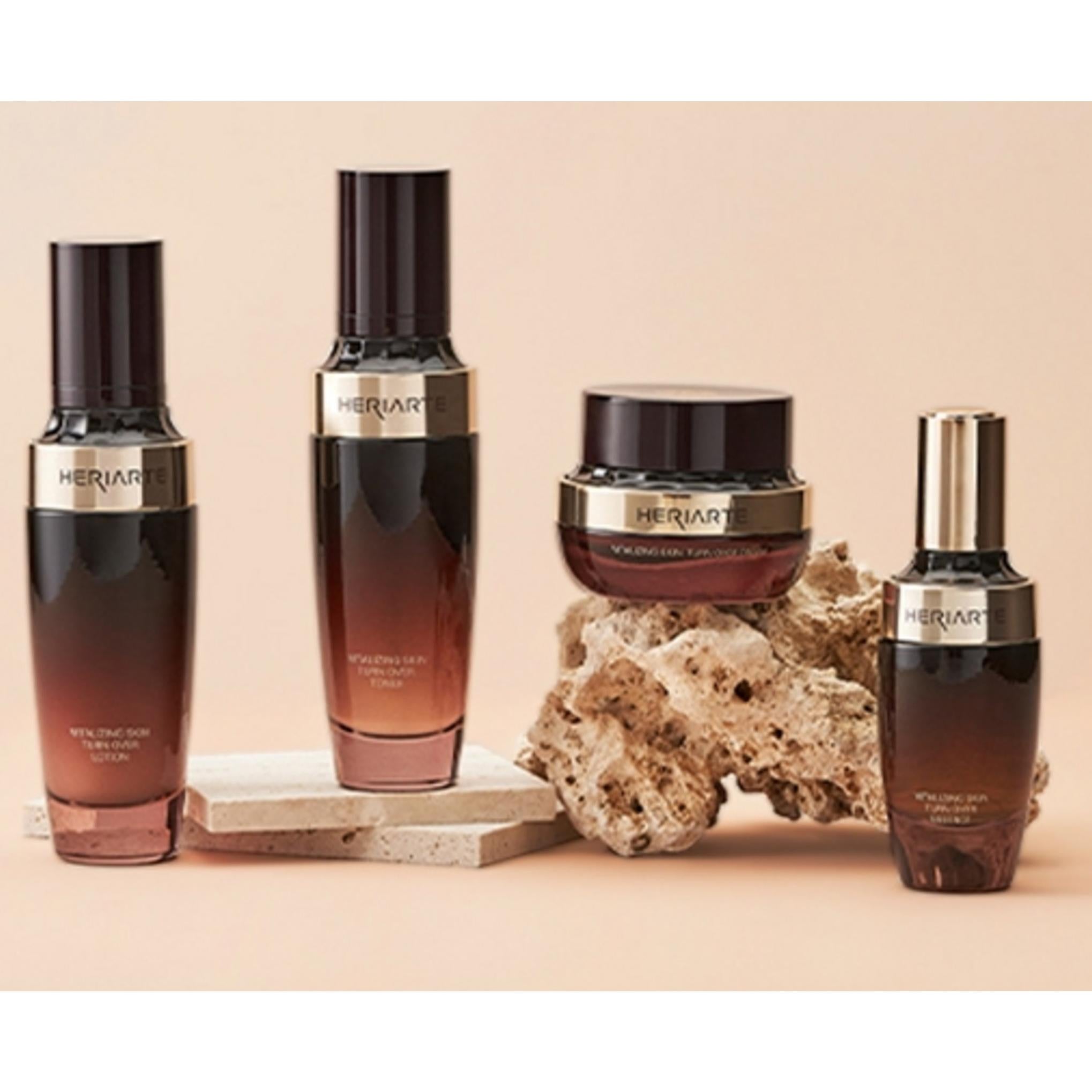 Set funzionale Heriate Skin Turnover Tonico + Lozione + Essenza + Crema