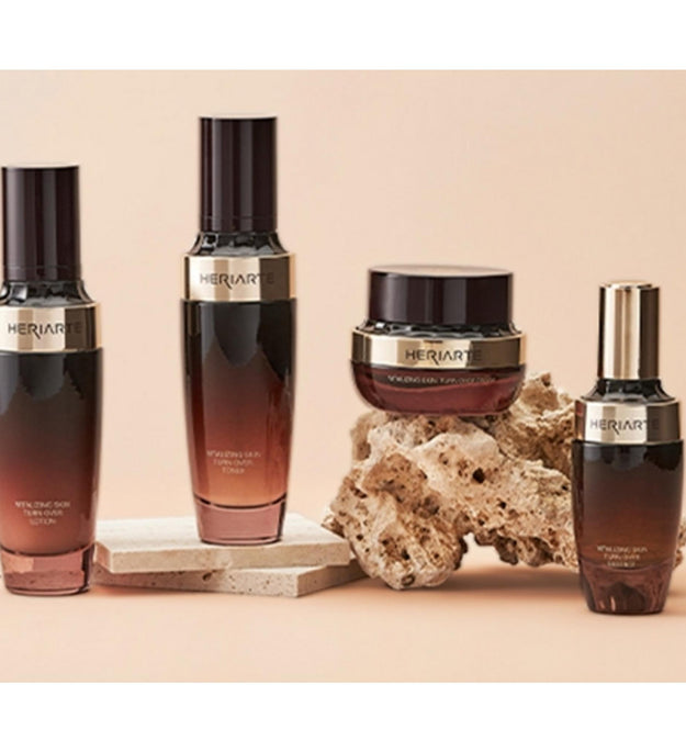 Heriate Skin Turnover Functional Toner + Lotion + Essence + Cream Set