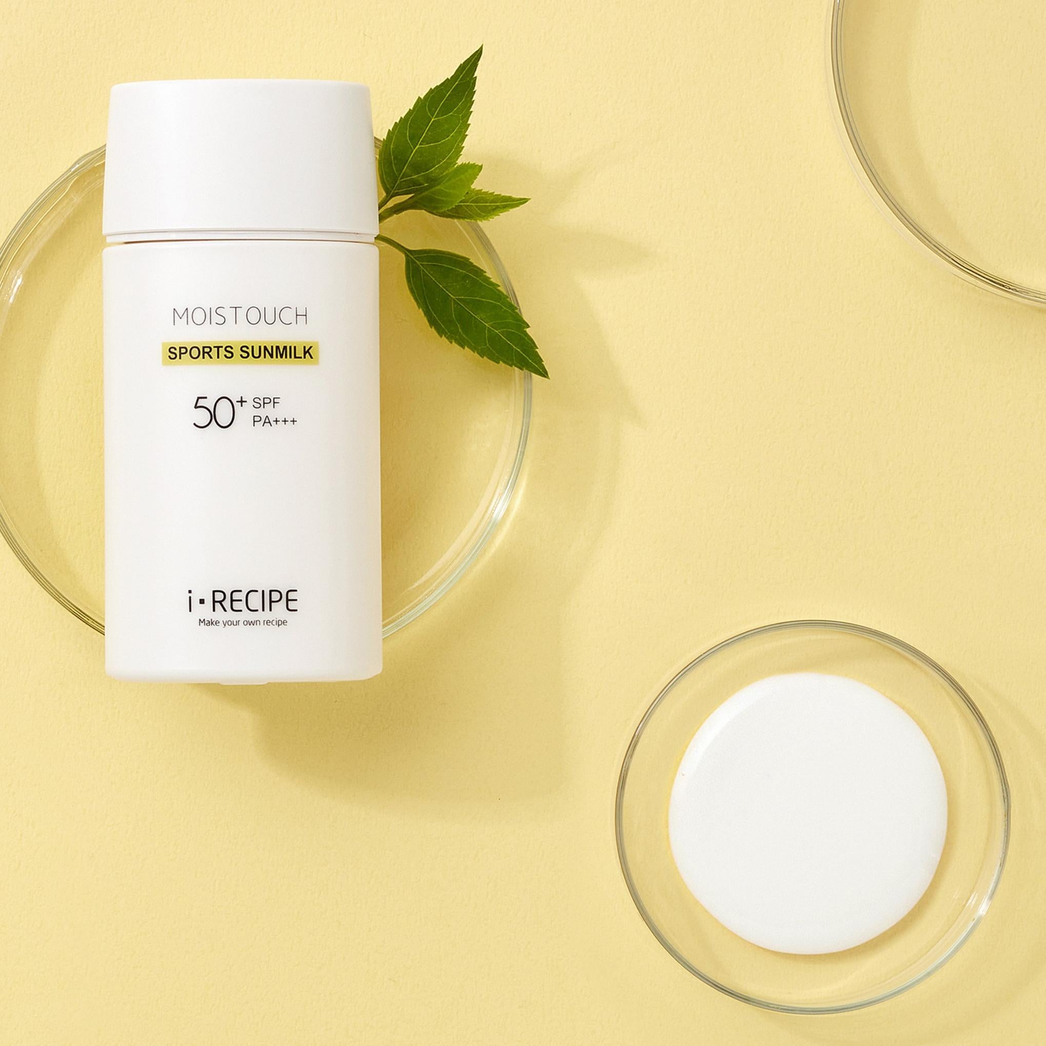 Leche solar deportiva Moist Touch SPF50+ PA+++ Receta I