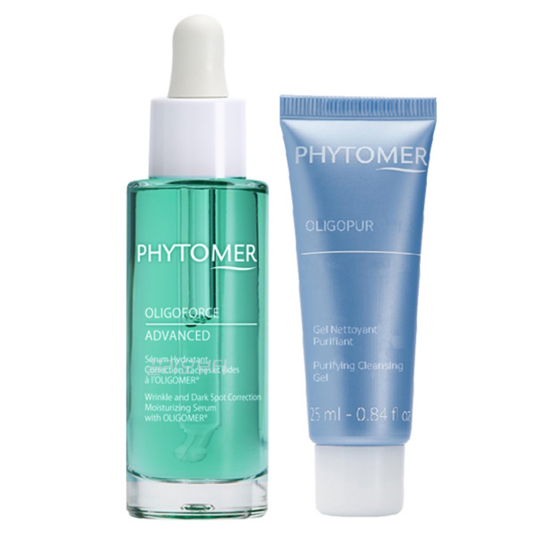 Phytomer Siero Oligophor Avanzato 30ml + Gel Detergente 25ml Set