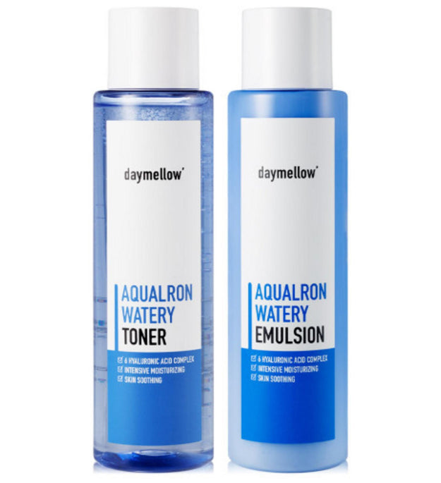 Daymellow Aqualon Watery Large Capacity Toner 300ml + Emulsion 300ml Set