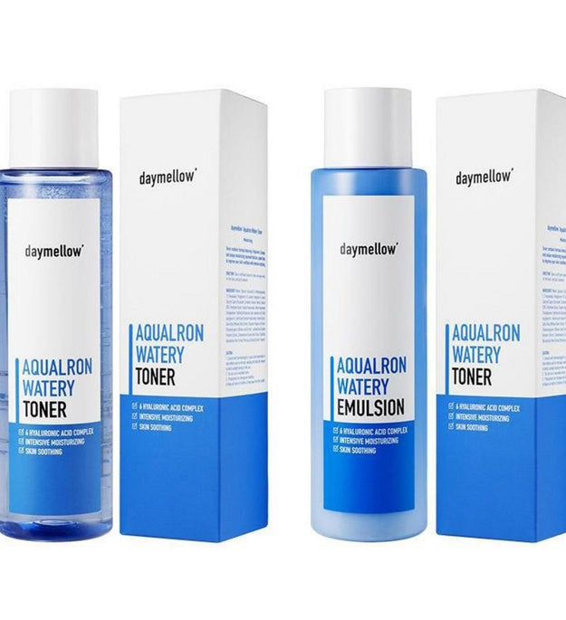 Daymellow Aqualon Watery Large Capacity Toner 300ml + Emulsion 300ml Set