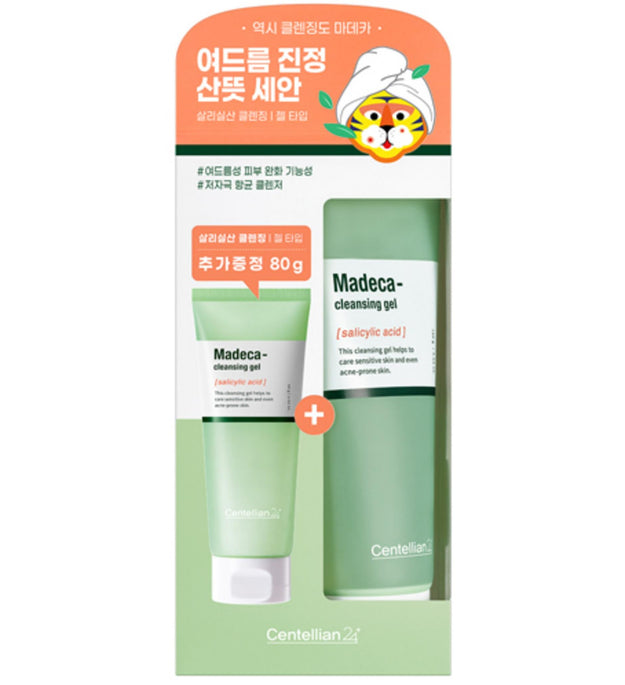 Centellian24 Set Gel Limpiador Ácido Salicílico Madeca 160g + 80g