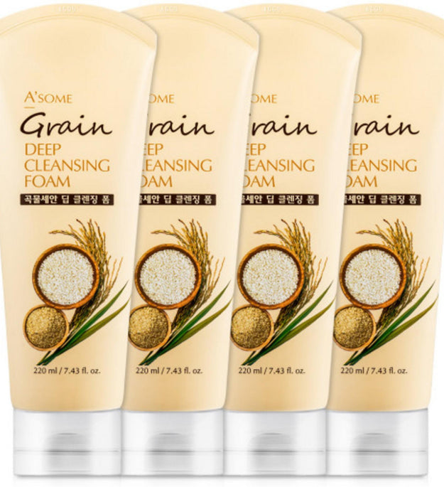 AWESOME Grain Face Wash Deep Foam Cleansing