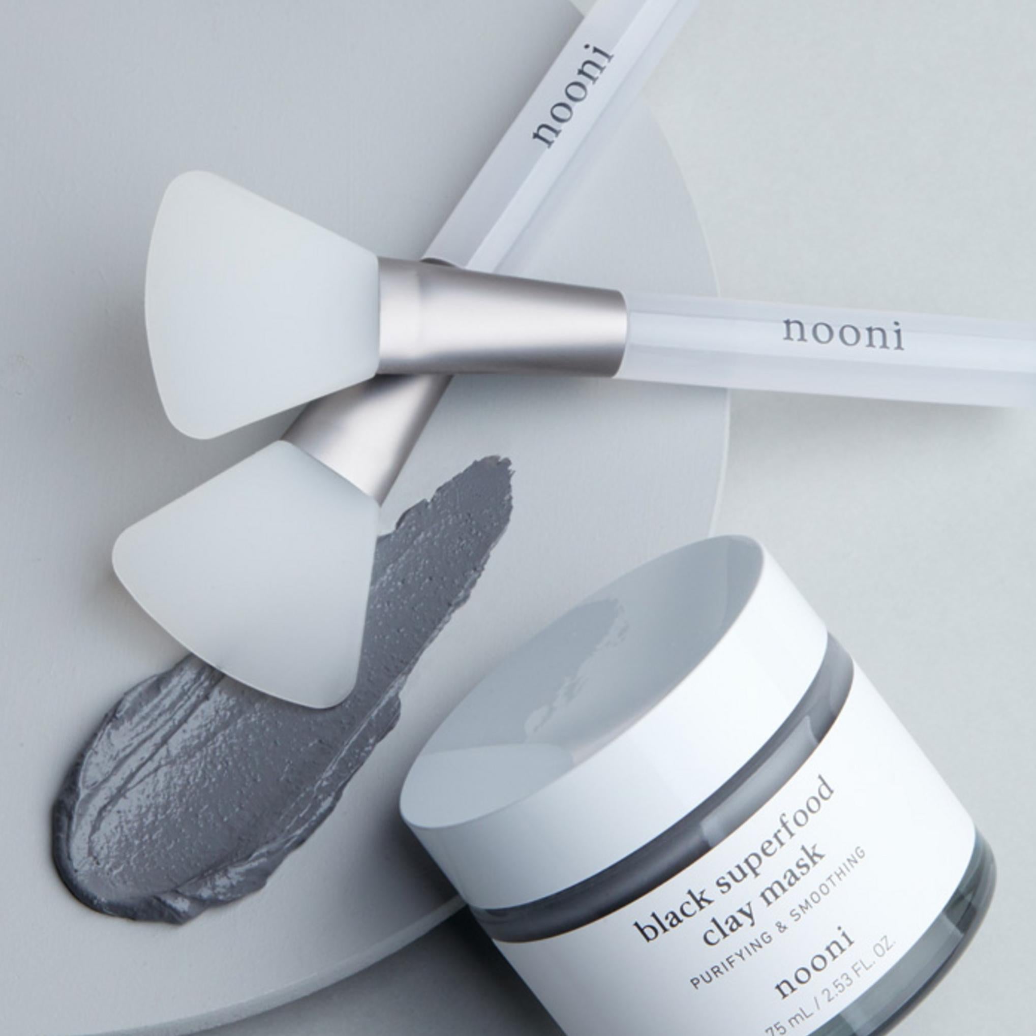 Escova de máscara facial de silicone suave Nuni