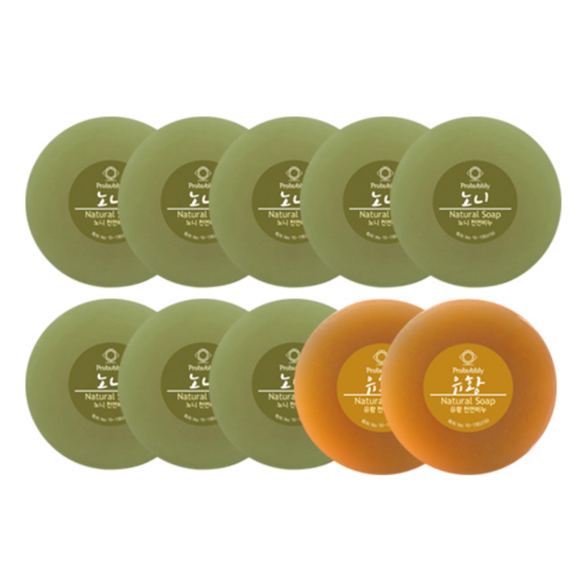 Probubbly Noni Seife 8 Stk + Schwefelseife 2 Stk Set