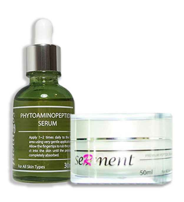 Sermang Cosmetics Premium Peptide Cream 50ml + Phytoamino Peptide Serum 30ml Set