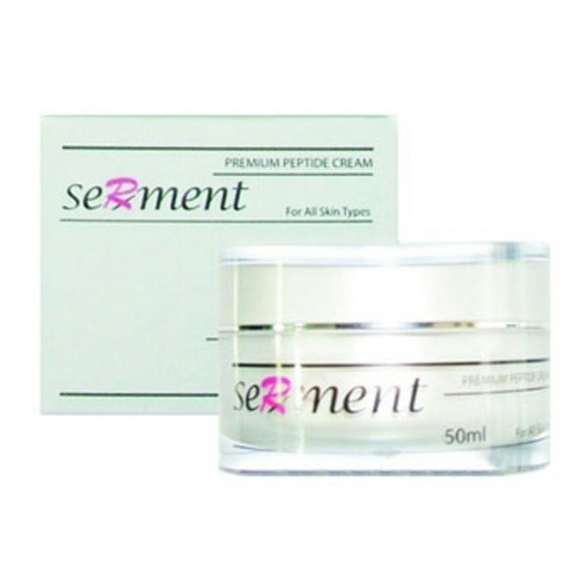 Набор Sermang Cosmetics: Премиум крем с пептидами 50ml + Фитоамино пептидная сыворотка 30ml