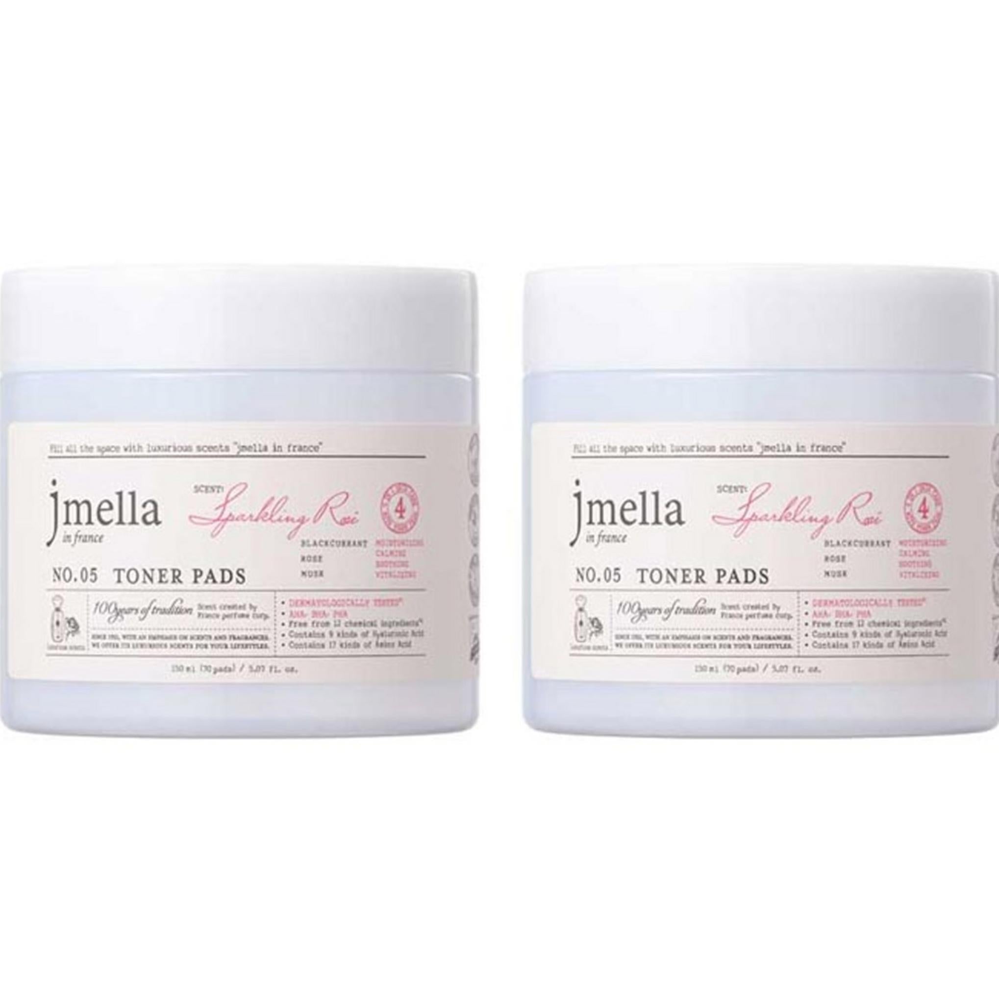 J Mela in France Sparkling Rosé Toner Pads
