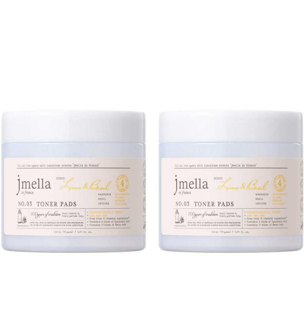 J Mela in France Lime and Basil Toner Pad 70p