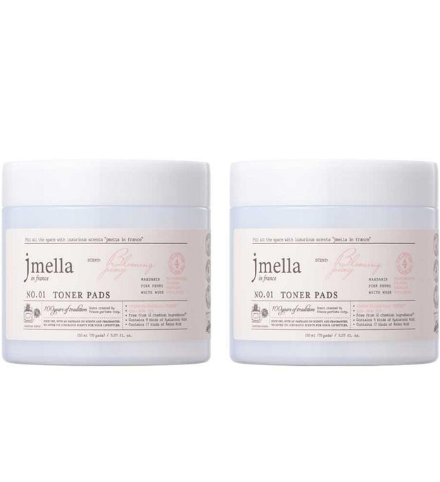 J Mela in France Blooming Peony Toner Pad 70p