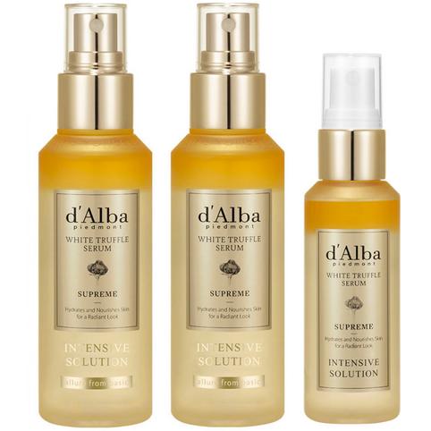 مصل دالبا وايت ترافل سوبريم المكثف 100 مل × 2 ع + مجموعة مصل سوبريم 50 مل