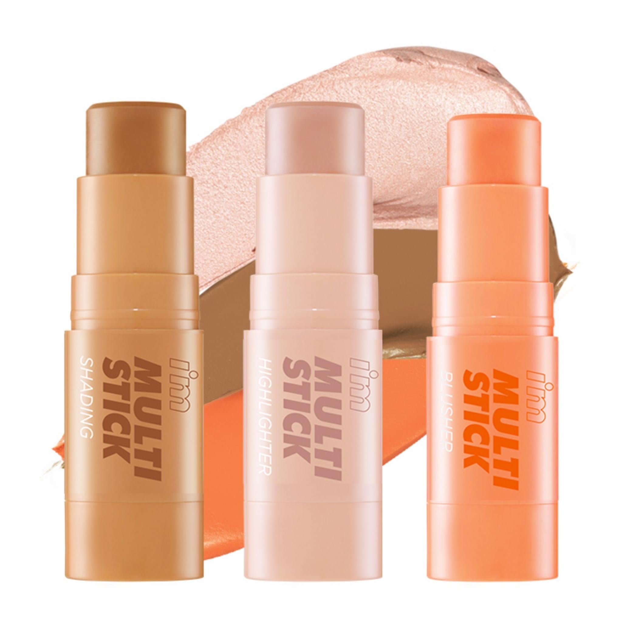 Set I'M MEME Multi Stick 3 Second Fulme Warm Tone Shading 7g + Colorete 7g + Iluminador 7g