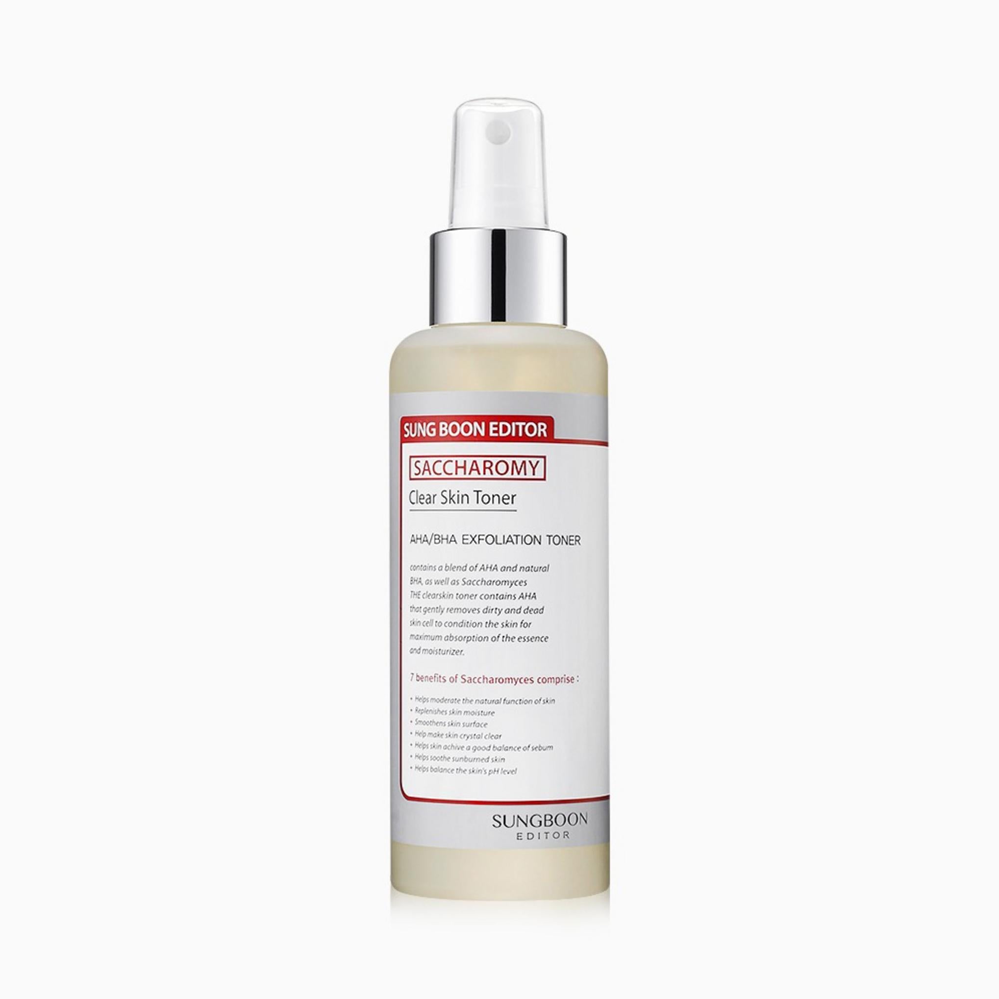 Éditeur d'ingrédients Saccharomye Clear Skin Toner