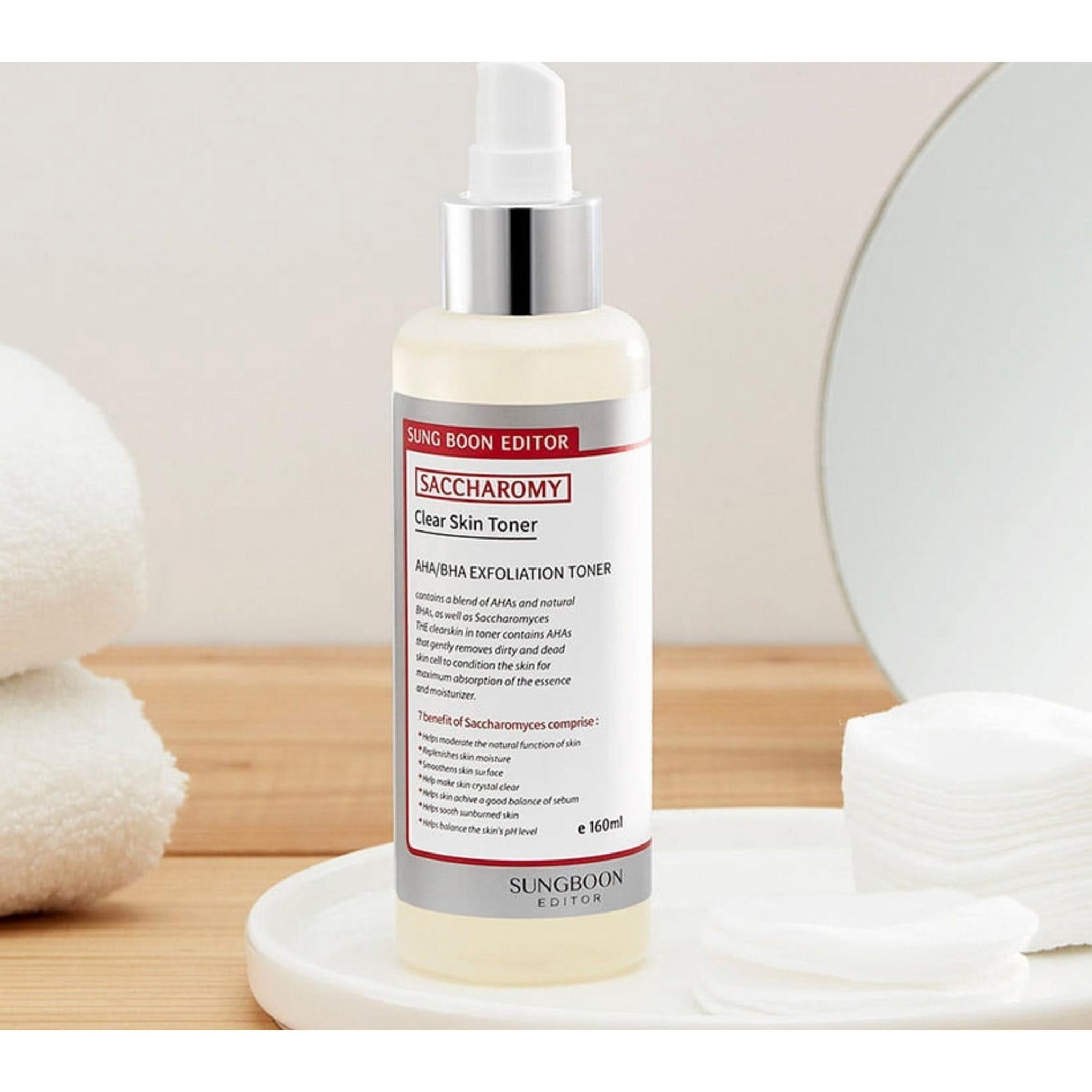 Éditeur d'ingrédients Saccharomye Clear Skin Toner