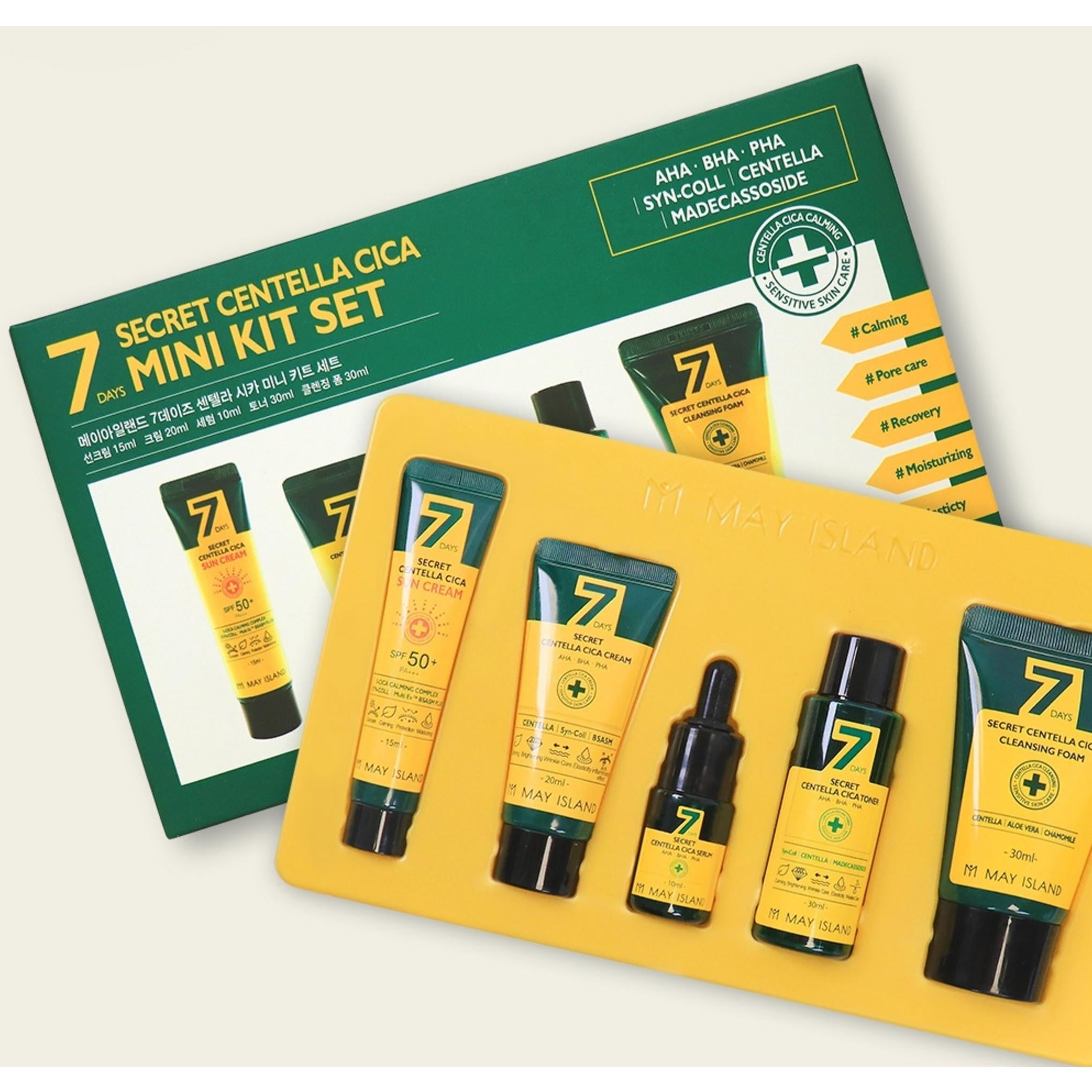 May Island 7 Tage Centella Mini Kit 5 Set