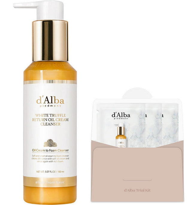 Dalba White Truffle Return Oil Cream Cleanser 150ml + 15ml Set