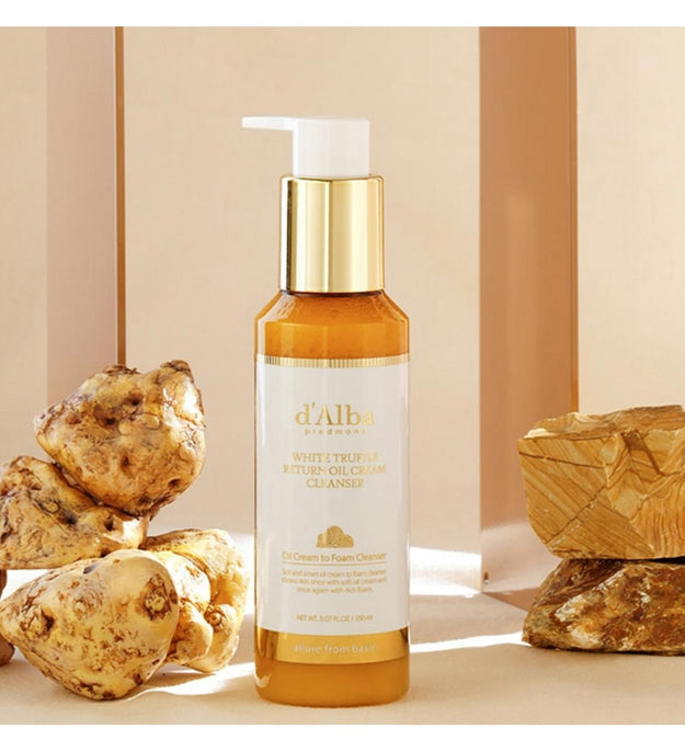 Dalba White Truffle Return Oil Cream Cleanser 150ml + 15ml Set