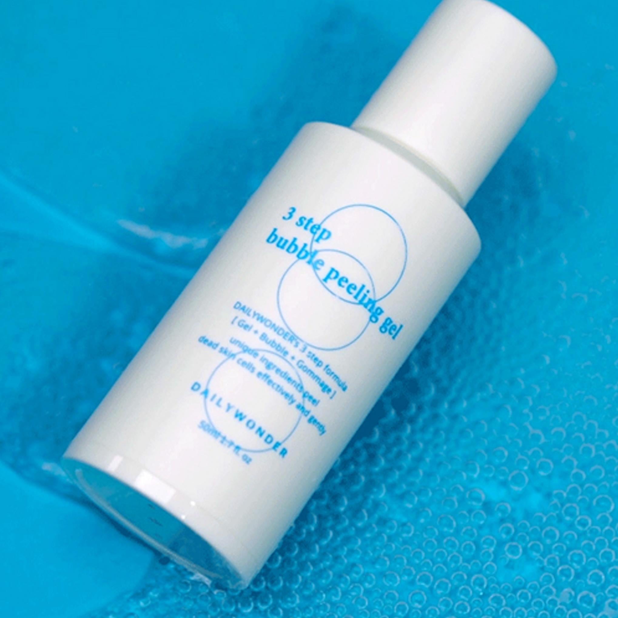 Gel exfoliante Daily Wonder Facial Exfoliation de 3 pasos Bubble Gommage