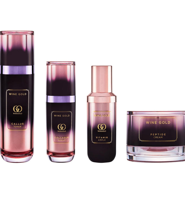Ensemble de base 4 pièces Wine Gold