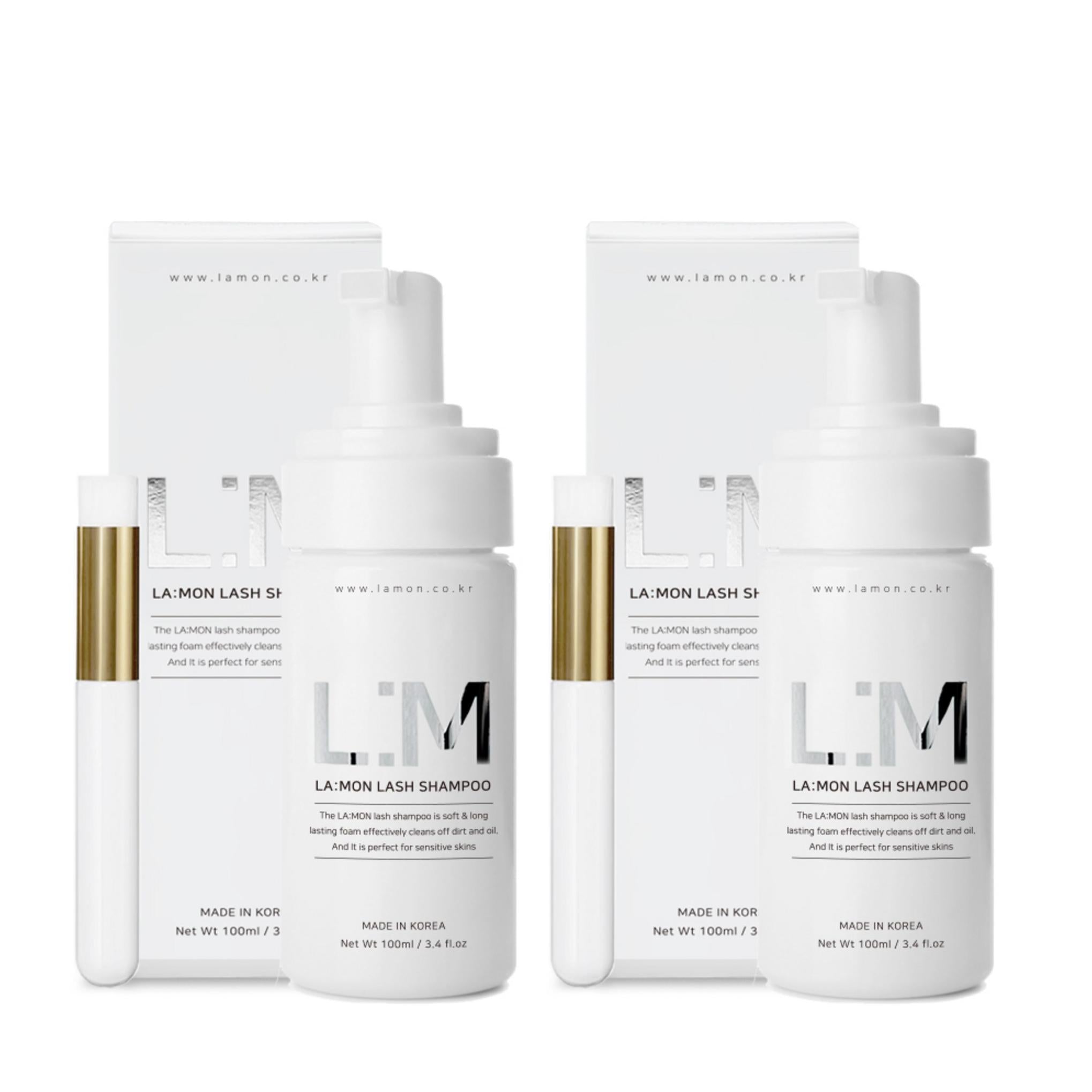 Shampoo per ciglia Ramong con spazzola inclusa Detergente shampoo per ciglia