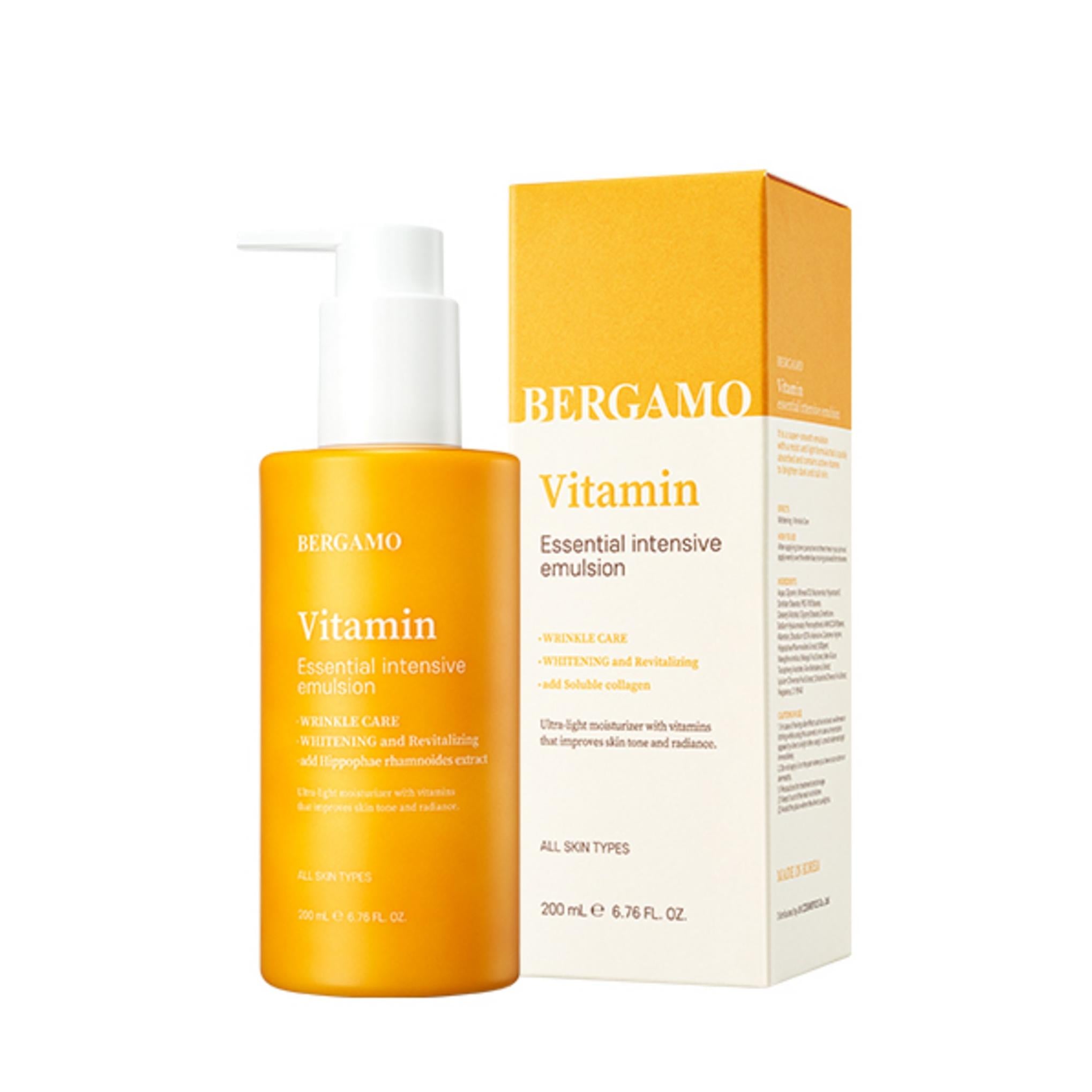 Émulsion Intensive Vitaminée Essentielle de Bergame