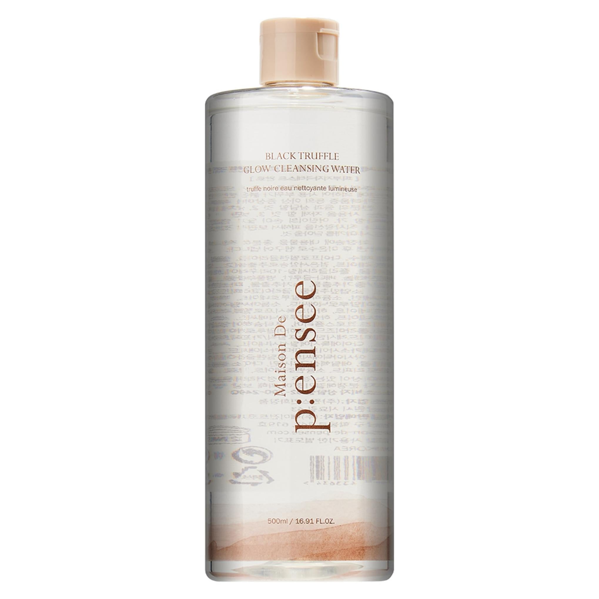 Agua limpiadora con brillo de trufa negra de Maison de Pense