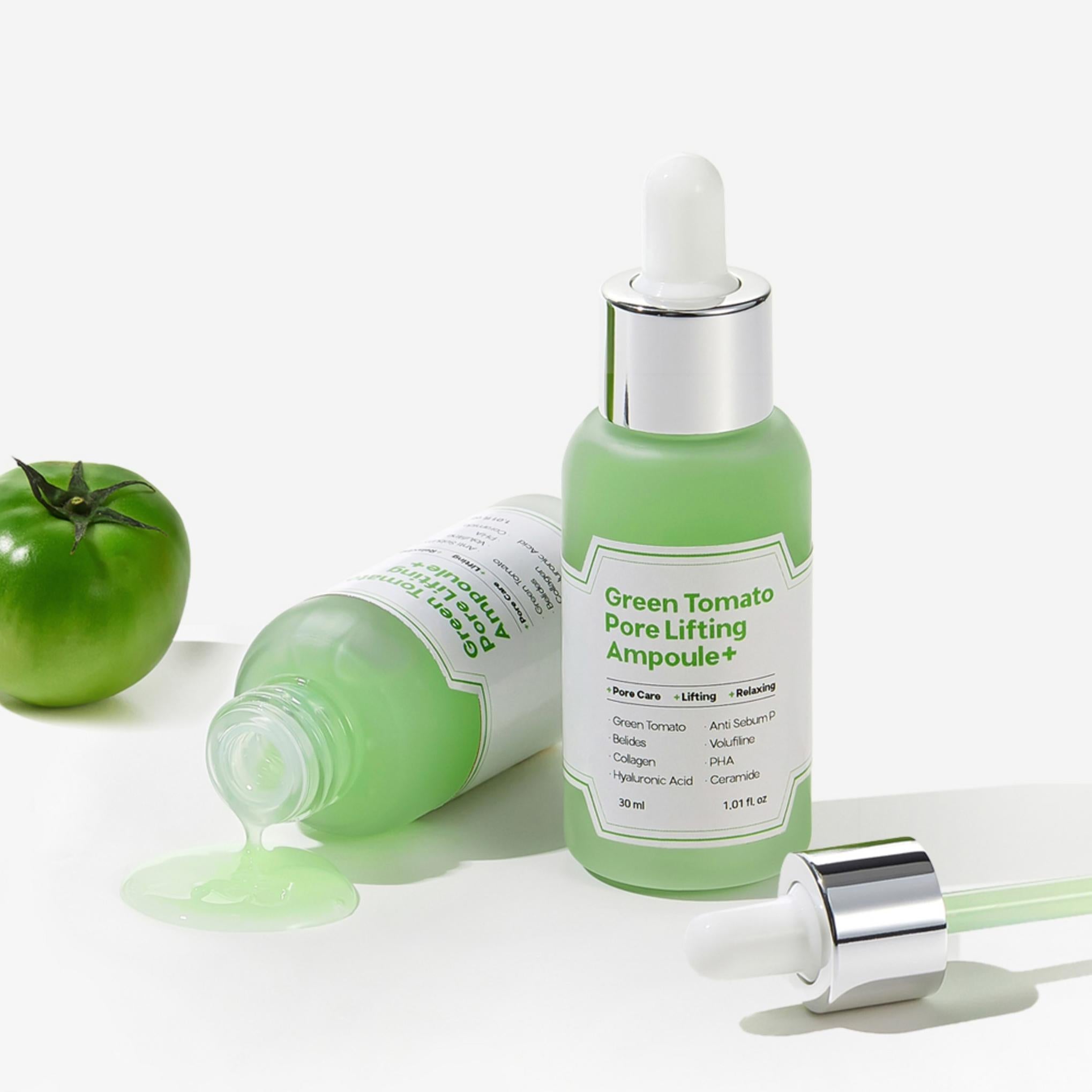 Éditeur d'ingrédients Ampoule de lifting des pores de tomate verte Plus 30 ml 2EA