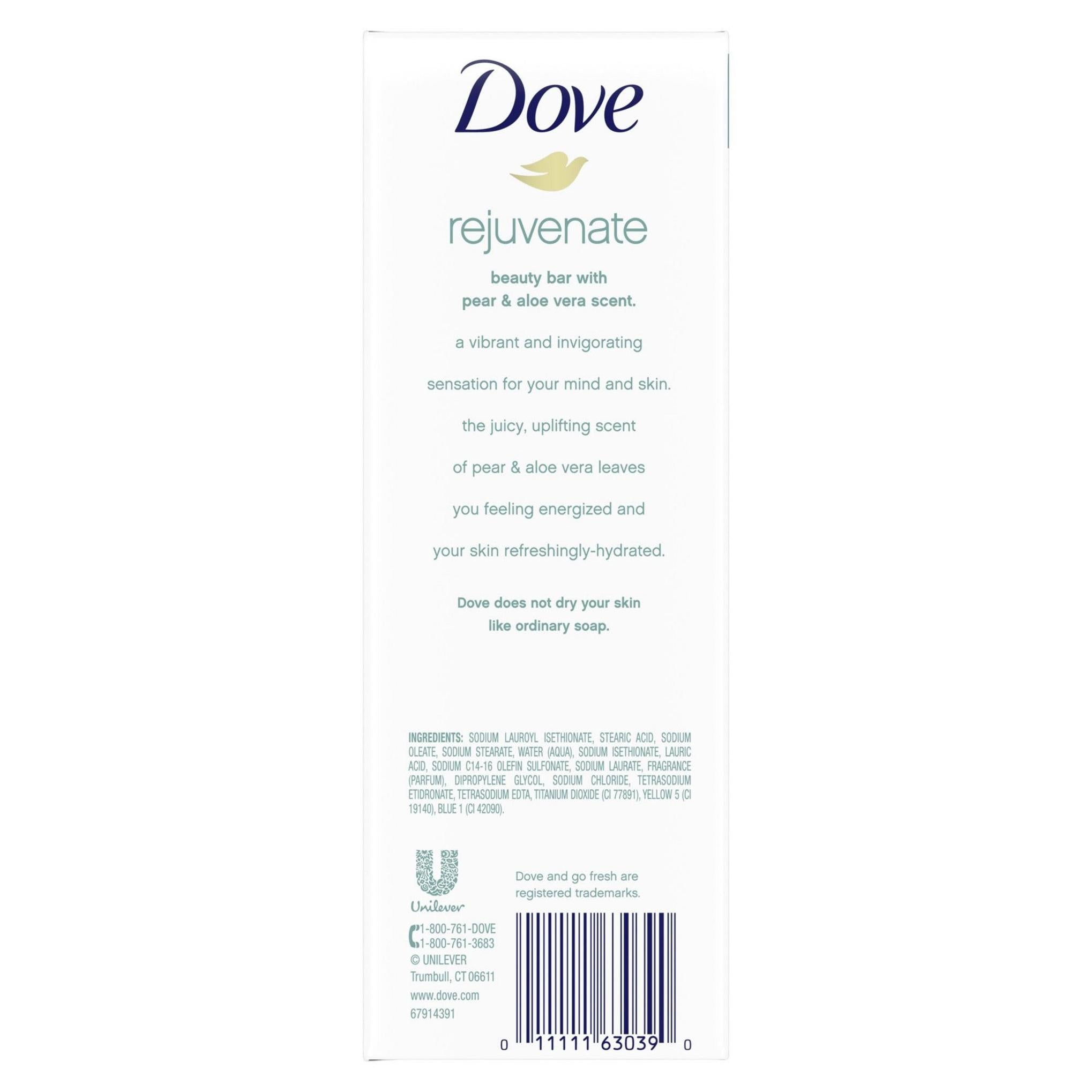 Dove Go Fresh Rejuvenate Beauty Bar Birnen- und Aloe-Vera-Duft