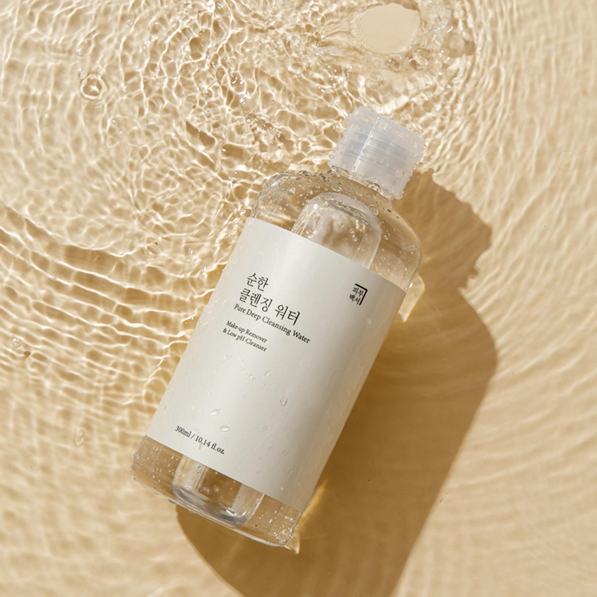 Skin White Paper Pure Água de limpeza profunda e suave