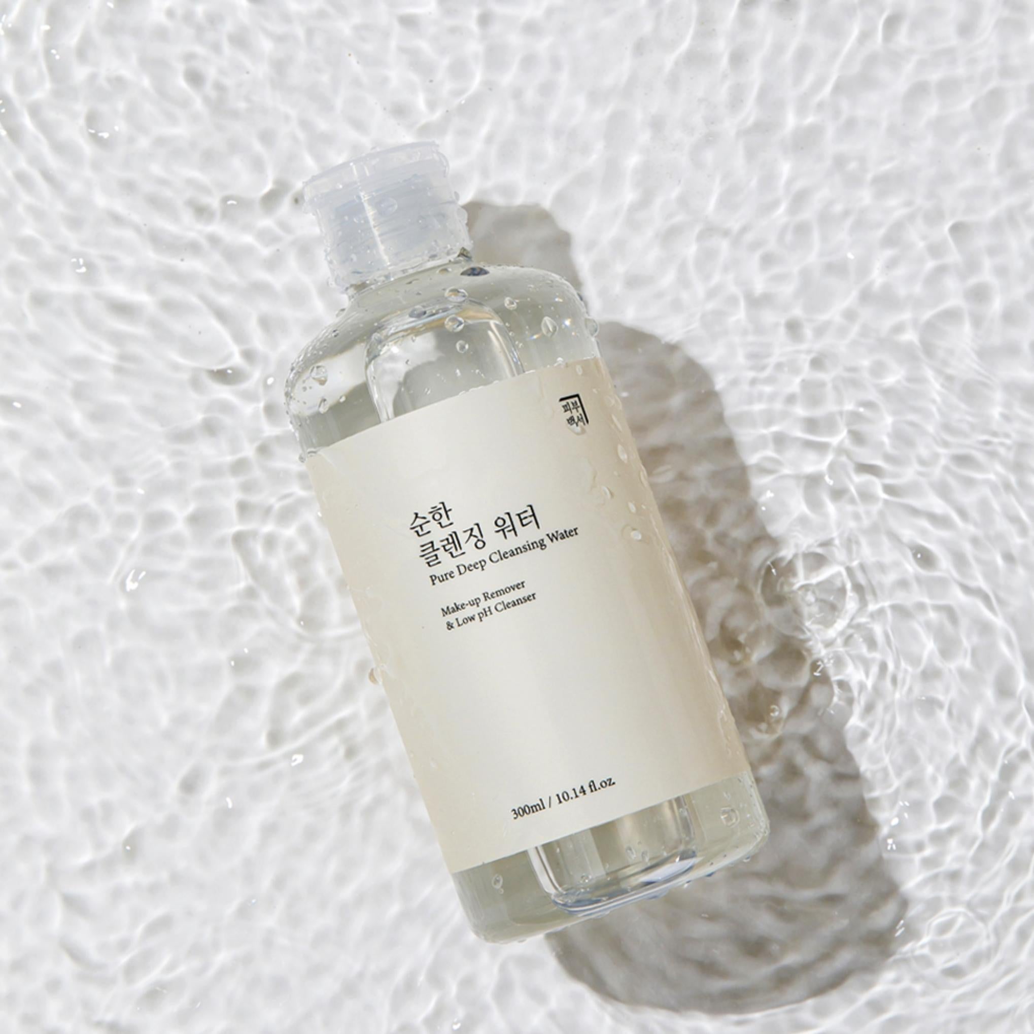 Skin White Paper Pure Água de limpeza profunda e suave