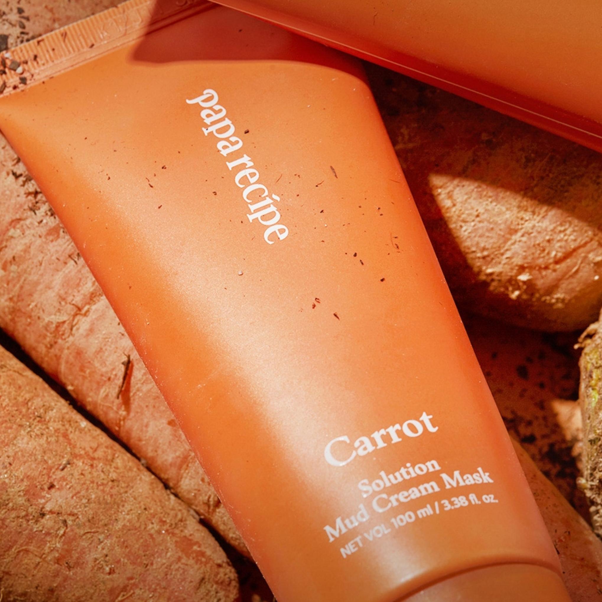 قناع كريم الطين بمحلول الجزر من باباريسيبي 100 مل