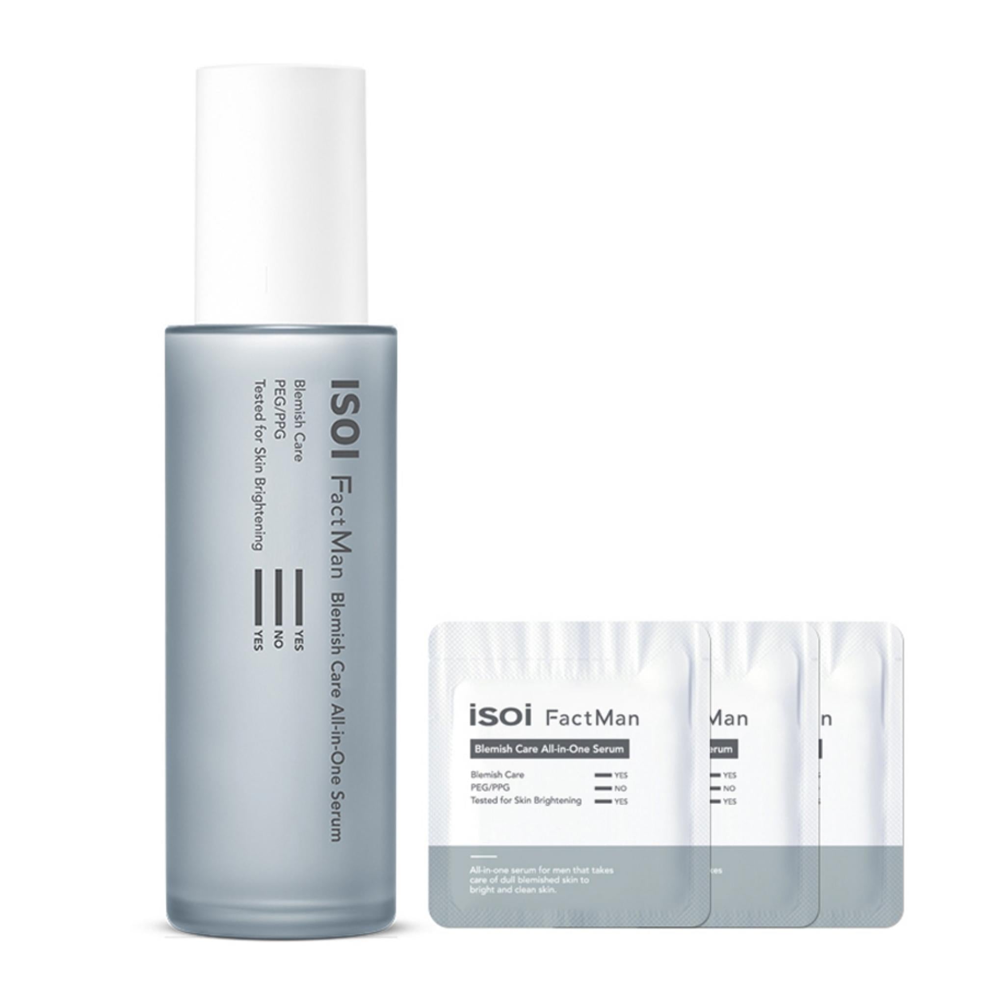 Isoi Factman Blemish Care All-in-one Serum 100ml + 3 All-in-one Serum Trials