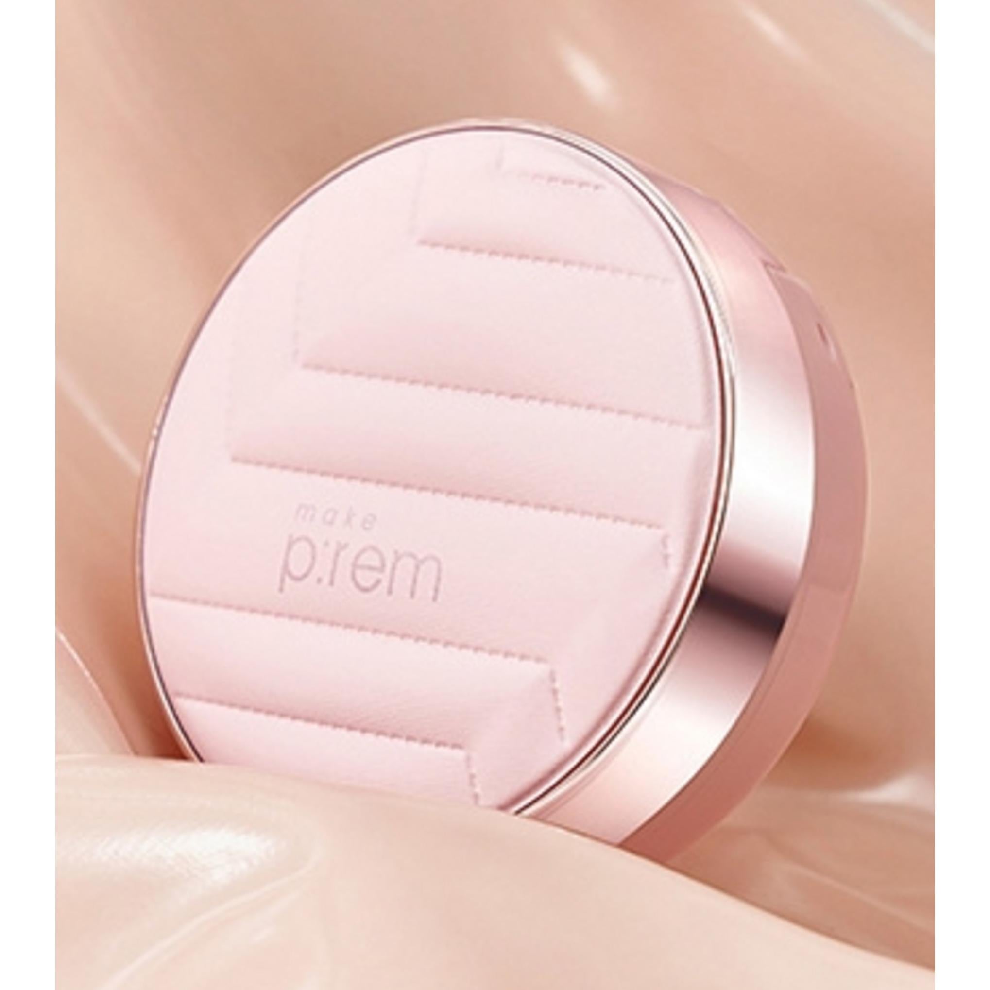 Makeprem Base Me Coussin Teinté Glow 12g + Coffret Recharge