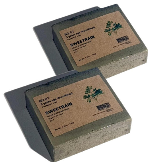Sweet Lane Lion's Foot Wormwood Soothing Soap 130g 2p + bubble net