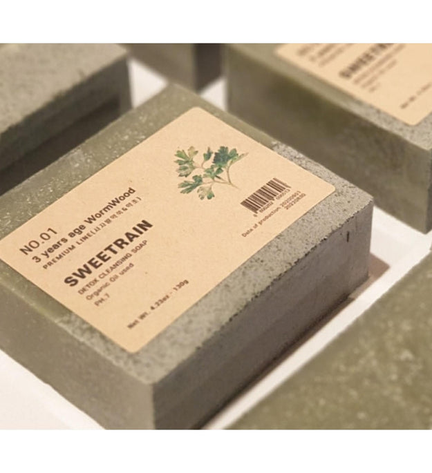 Sweet Lane Lion's Foot Wormwood Soothing Soap 130g 2p + bubble net