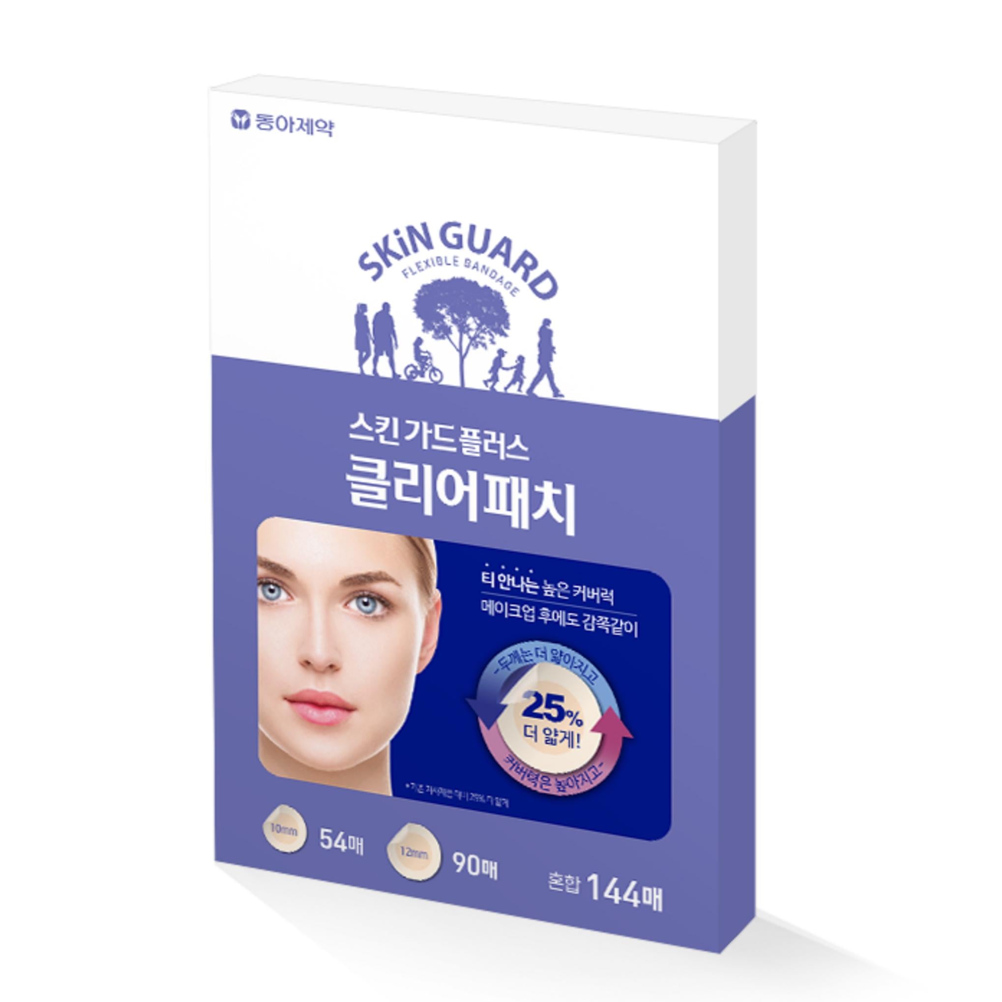 Патчи Dong-A Pharmaceutical Skin Guard Plus Clear 144 шт.