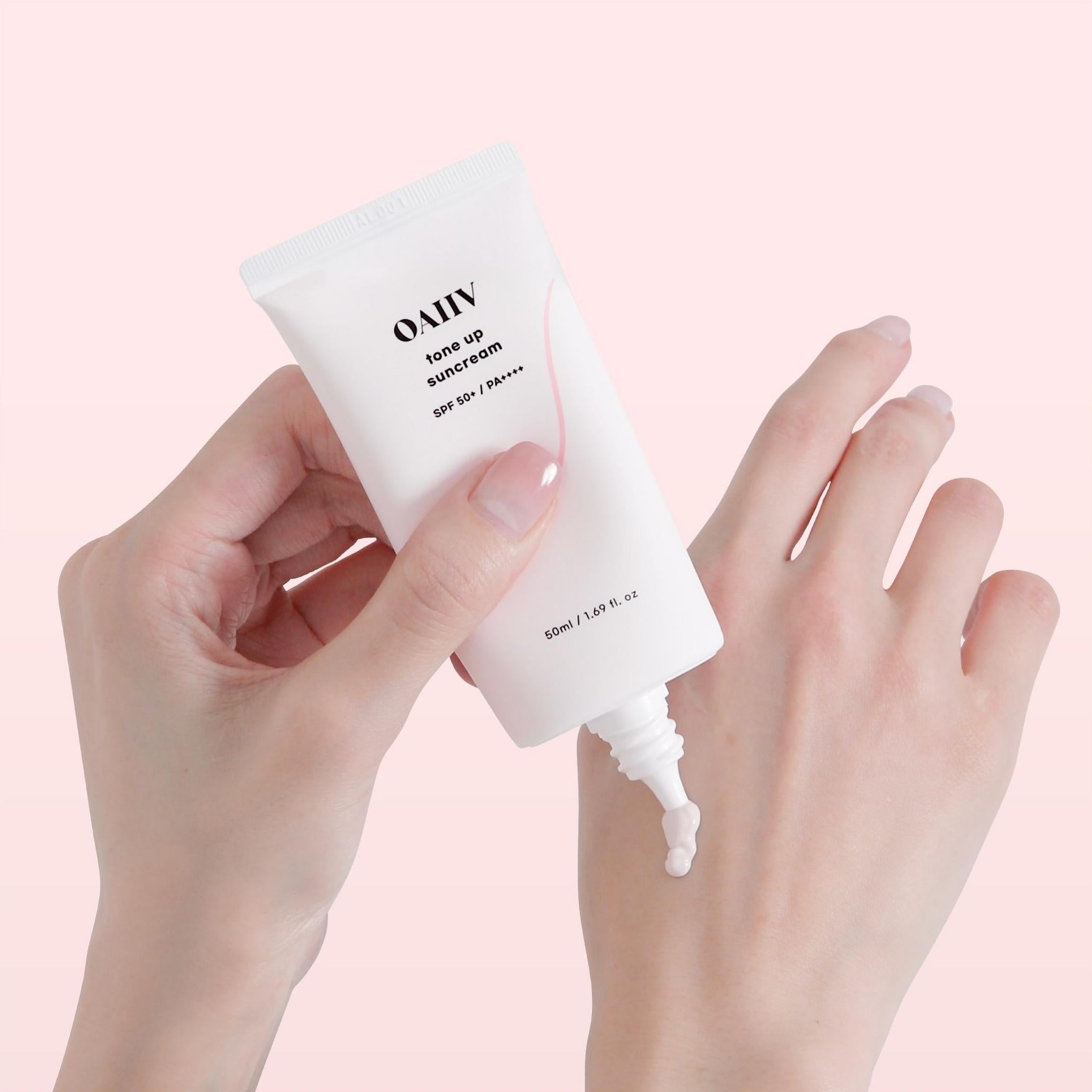 Crema solar O'Ive Tone Up SPF50+ PA++++