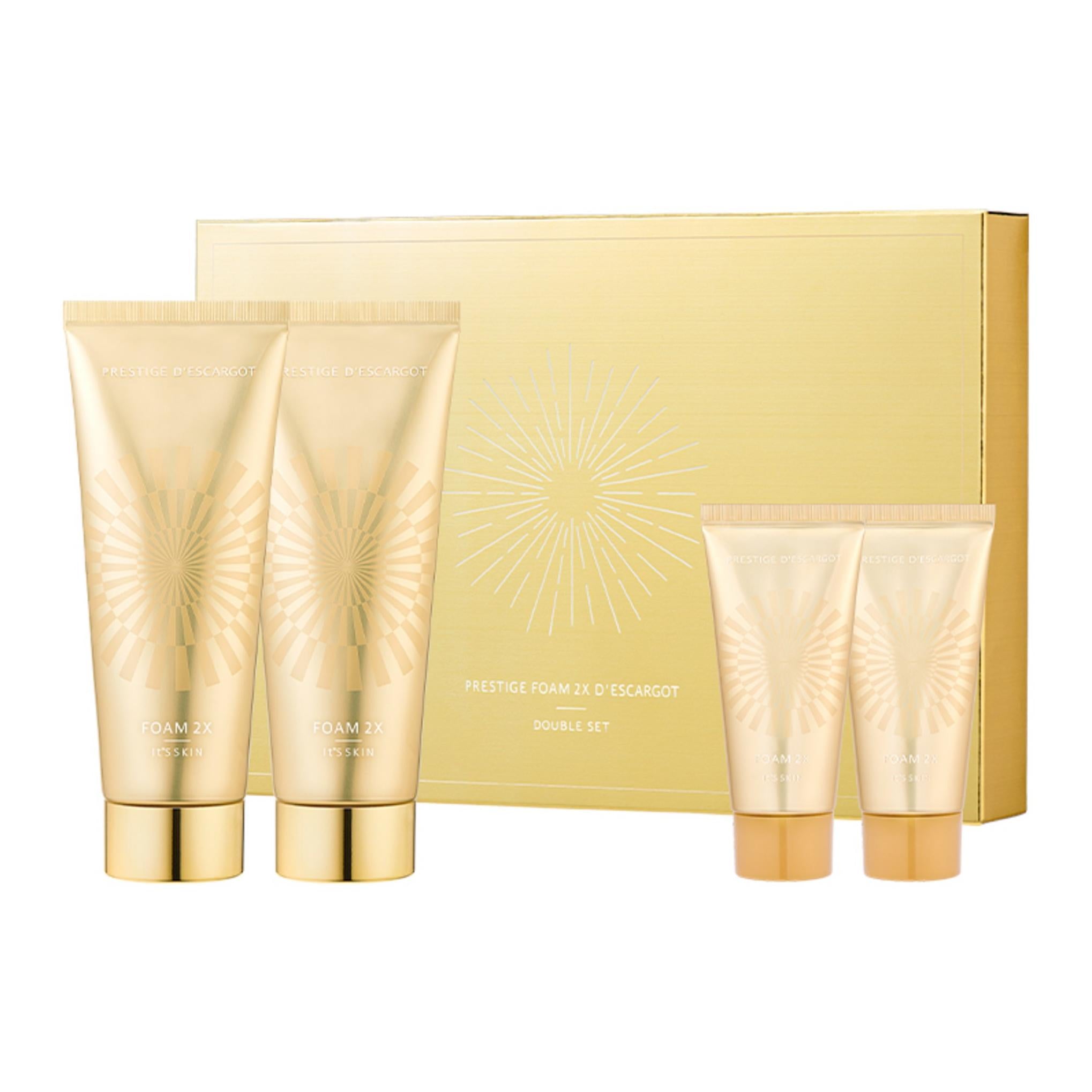 Sua pele Prestige Foam 2X D'escargot Double Set