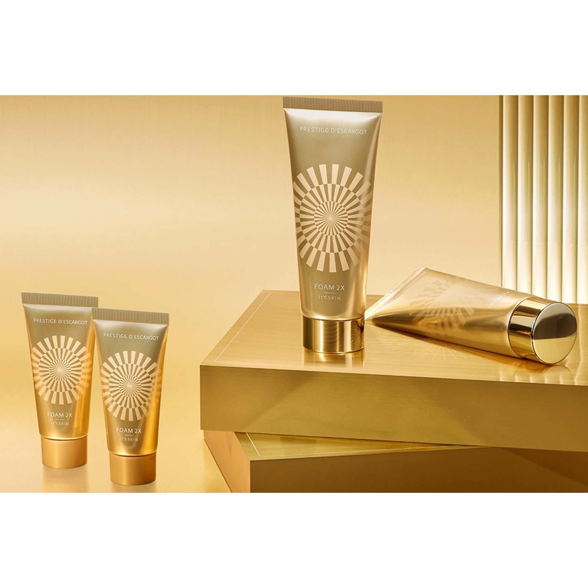 Sua pele Prestige Foam 2X D'escargot Double Set