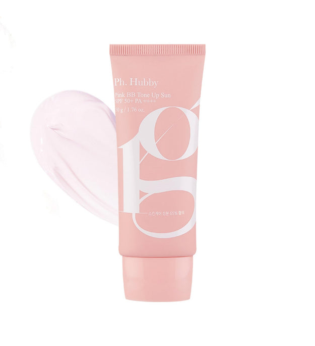 Ph Hubby Pink BB Tone-up Sun Cream 50g Tube SPF50 PA++++