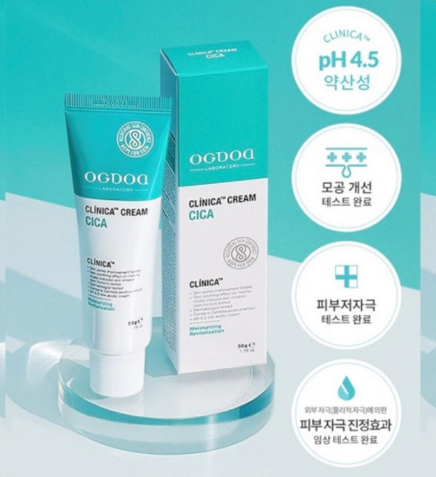 Ogdoa Pore Improvement Skin Soothing High Moisturizing Irritation Calming Hypoallergenic Subacidic Cream Set