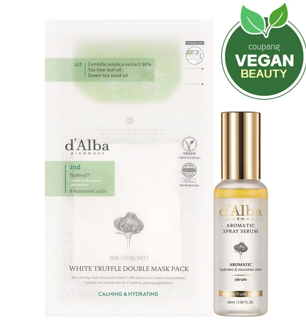 Dalba Truffe Blanche Premier Sérum Spray Aromatique 60 ml + Coffret Double Masque