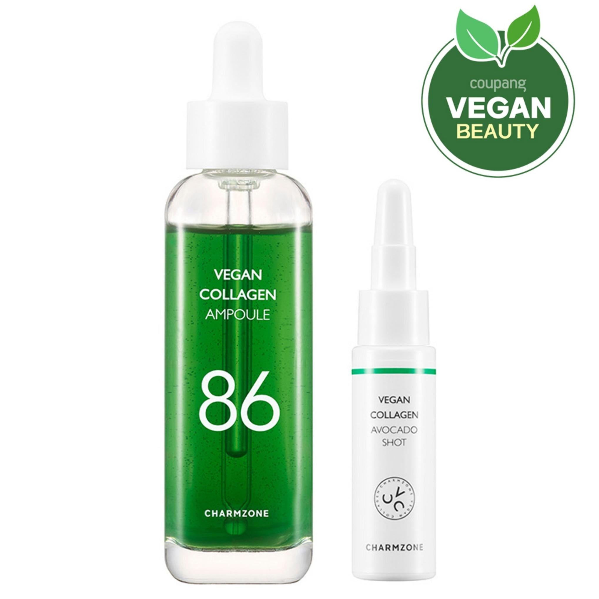 Charm Zone Ampola de Colagénio Vegan 20ml + Tiro de Abacate 10ml