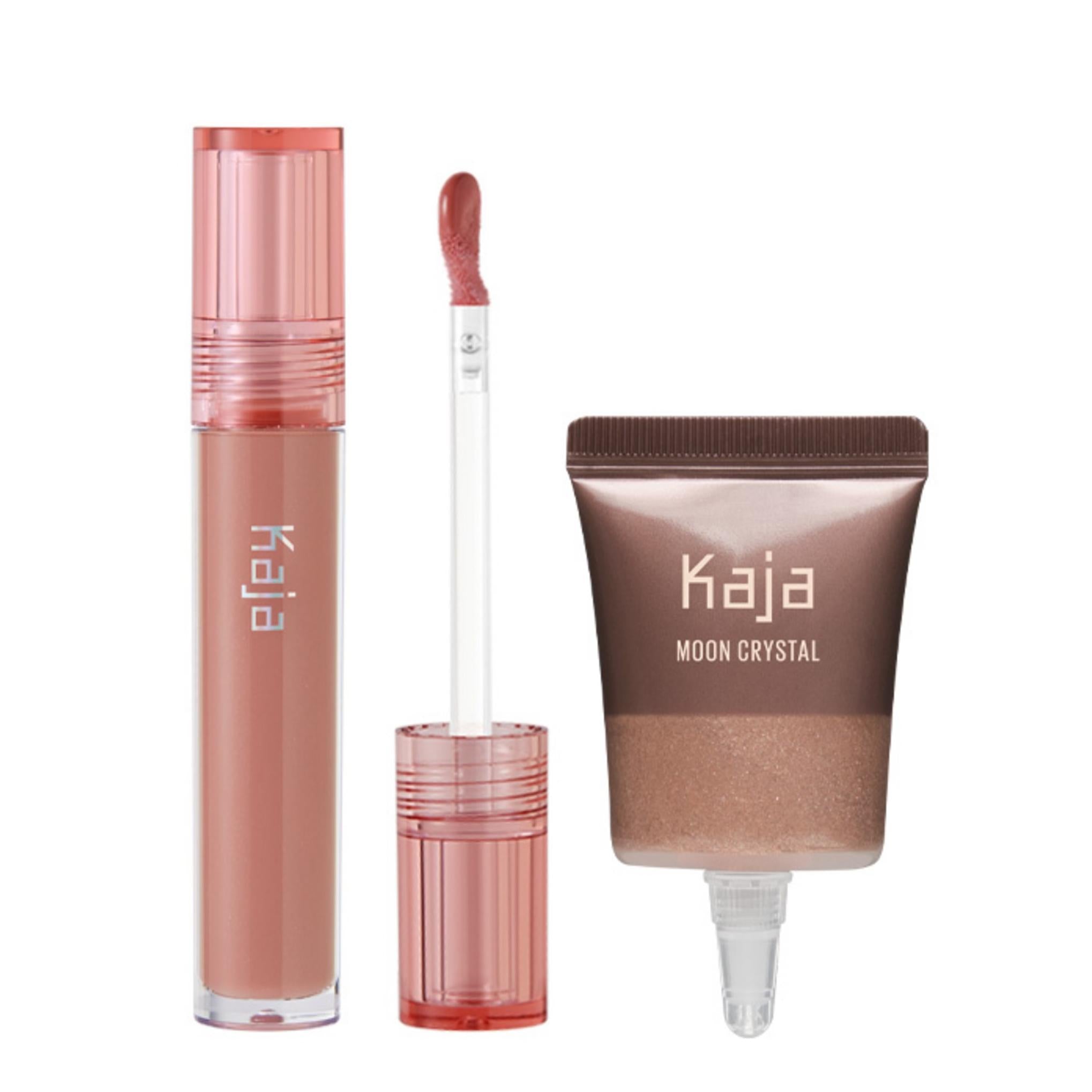 Kaza Holiday Lip Gloss 03 Honey Drizzle + Glitter Eyeshadow 01 Goddess Set