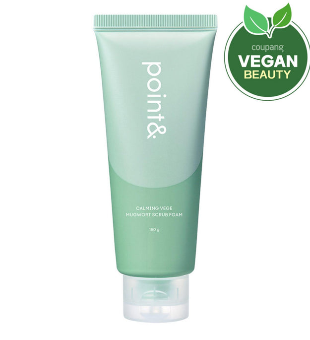 Point and Soothing Veggie Mugwort Scrub Cleansing Foam